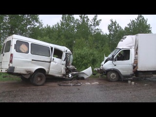 head-on collision of "gazelles" in the bezhanitsky district