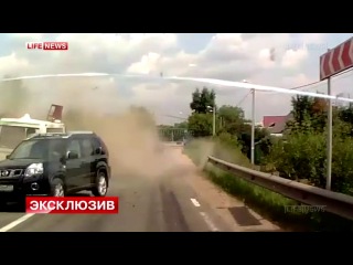 collision of a bus and a kamaz truck in the new moscow