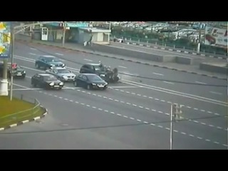 motorcycle head-on collision