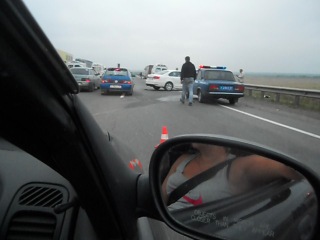 accident on the highway m4 don